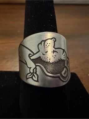 Vintage Stainless Tommee Tippee Spoon Ring